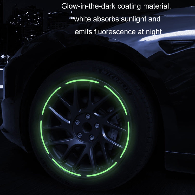 For 2024 Tesla Model 3 Half Hemming Luminous Hubcaps(4pcs/ Set) - Wheels Tires & Parts by buy2fix | Online Shopping UK | buy2fix