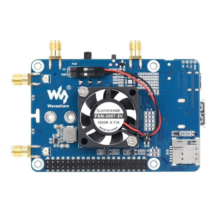 Waveshare SIM8262E-M2 5G HAT For Raspberry Pi, Quad Antennas 5G NSA, 5G/4G/3G Compatible(23254) - Wireless Routers by Waveshare | Online Shopping UK | buy2fix