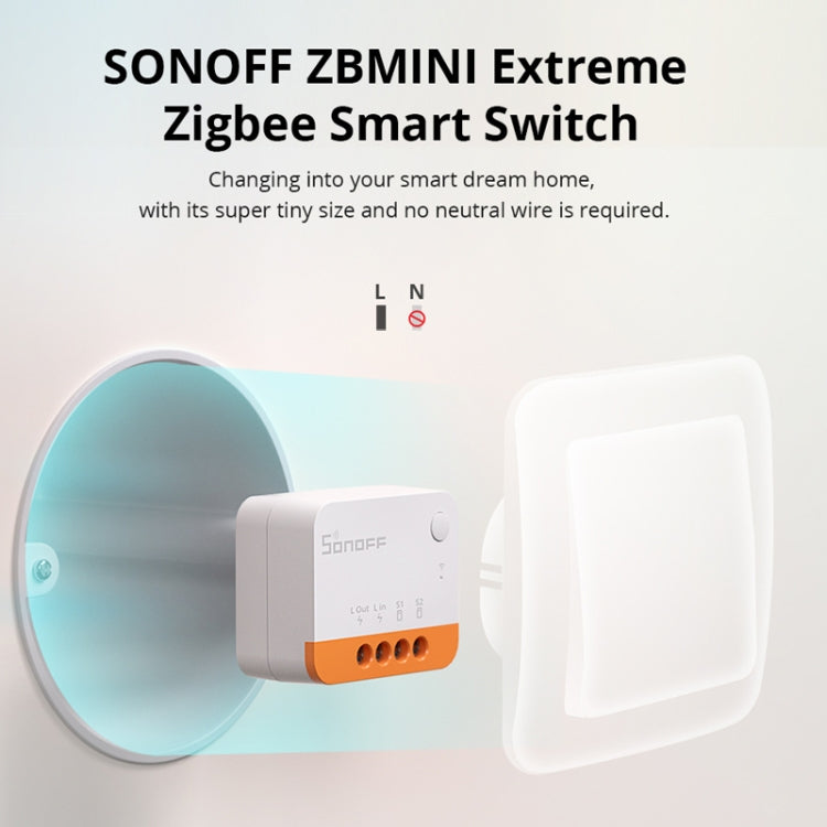 SONOFF ZBMINI L2 Single Fire Dual Control Intelligent On/Off Switch Module Cell Phone Remote Voice Control Switch - Smart Switch by SONOFF | Online Shopping UK | buy2fix