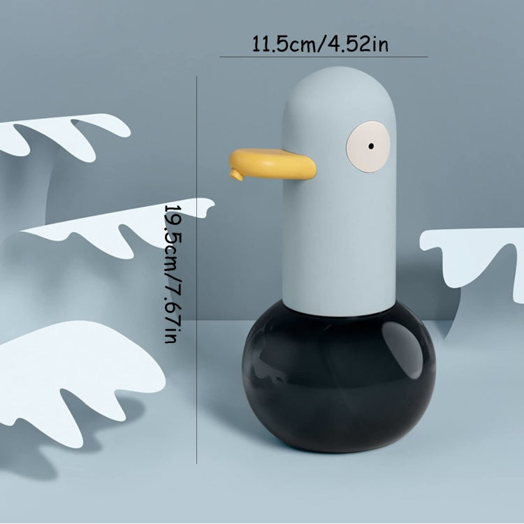 Cute Duck Automatic Foam Soap Dispenser Rechargeable Touchless Hand Washing Machine For Bathroom Kitchen(Blue) - Soap Dispenser by buy2fix | Online Shopping UK | buy2fix