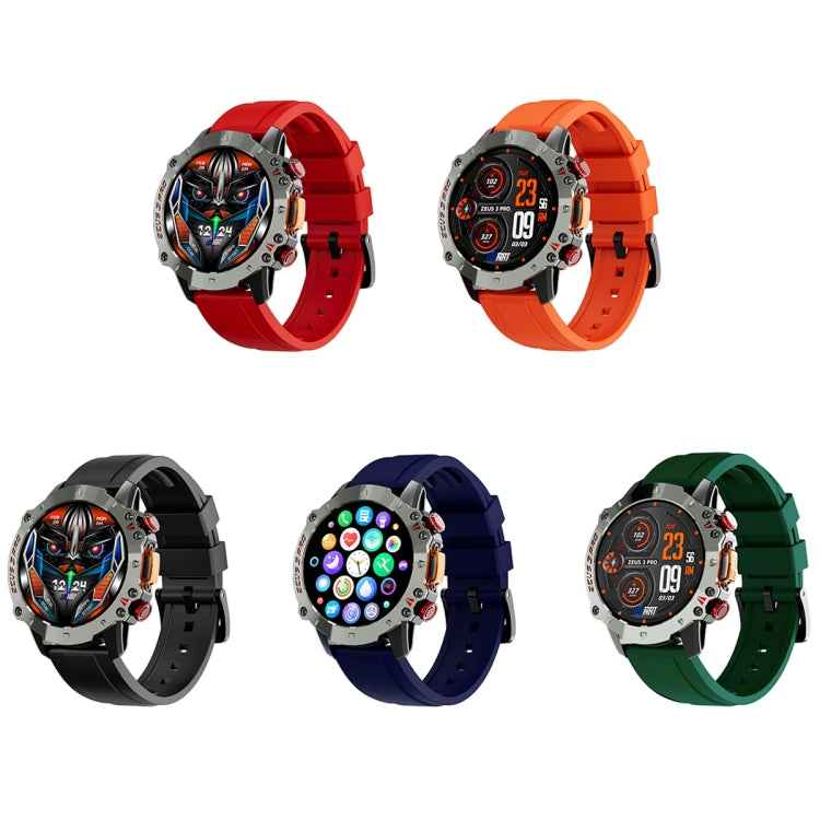 LOKMAT ZEUS3 Pro 1.39-Inch 5ATM Waterproof Outdoor Sports Bluetooth Call Smart Watch(Orange) - Smart Watches by LOKMAT | Online Shopping UK | buy2fix