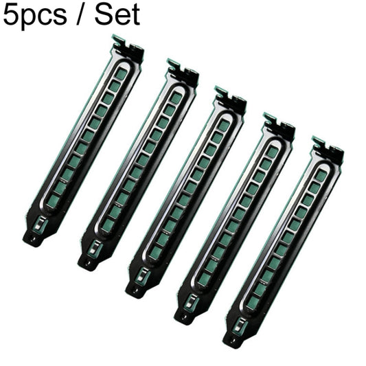 5pcs / Set Desktop Computer Chassis Block Case PCI Dust Protection Board(With Hole) - Computer Cases & Towers by buy2fix | Online Shopping UK | buy2fix