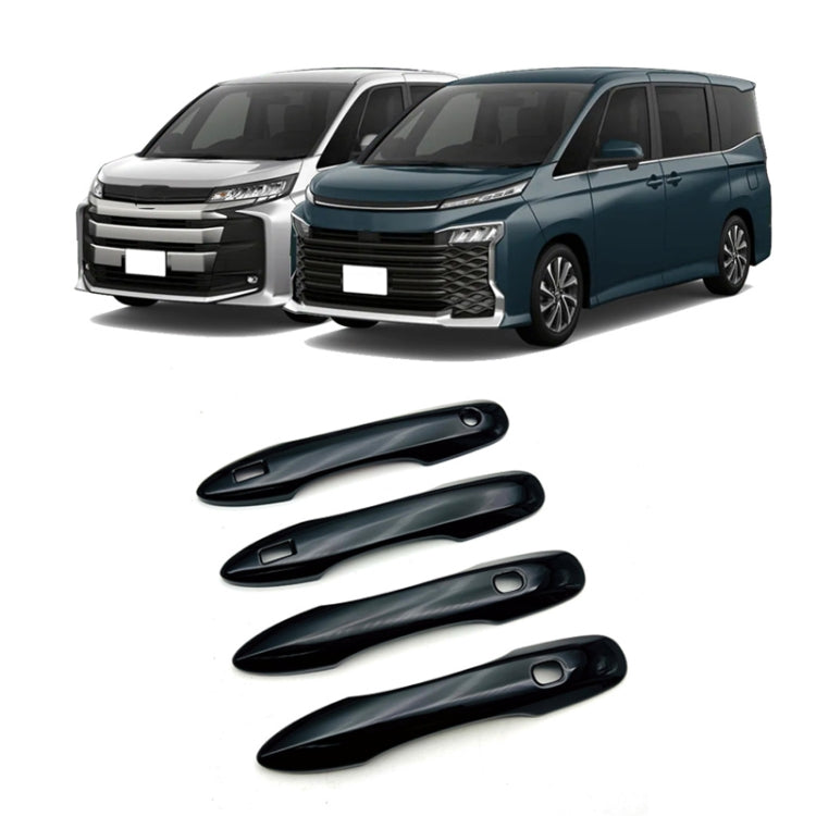 For Toyota 2022 Noah/Voxy 90 Series Right Hand Drive Door Handle Protection Cover Patch(Piano Black) - Decorative Strip by buy2fix | Online Shopping UK | buy2fix