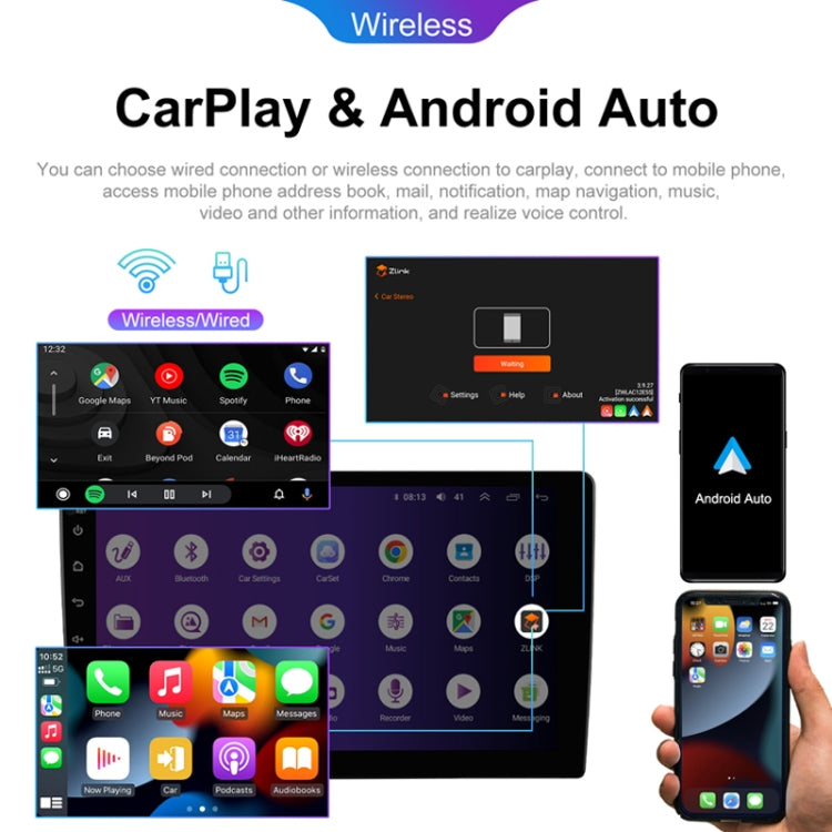 Universal 9 Inch 8 Core CarPlay Android Navigation Car Center Control All-In-One Monitor, Memory: 2+32G(Standard) - Car MP3 & MP4 & MP5 by buy2fix | Online Shopping UK | buy2fix