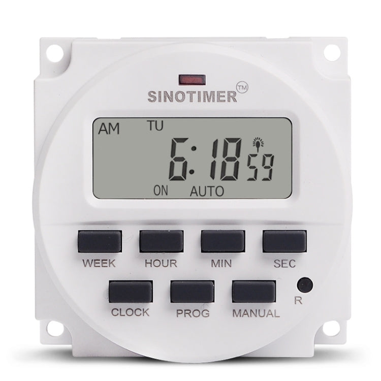 SINOTIMER TM618SH  1 Second Interval Digital LCD Timer Switch Programmable Time Relay 24V - Switch by SINOTIMER | Online Shopping UK | buy2fix