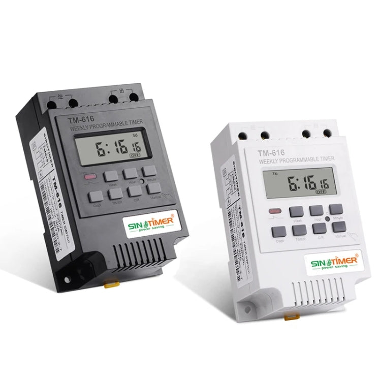 SINOTIMER TM616W-4 12V 30A Weekly Programmable Digital Timer Switch Relay Control - Switch by SINOTIMER | Online Shopping UK | buy2fix