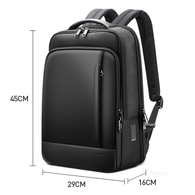 Bopai 61-51011 Large-Capacity Waterproof Business Laptop Backpack With USB+Type-C Port(Black) - Backpack by Bopai | Online Shopping UK | buy2fix