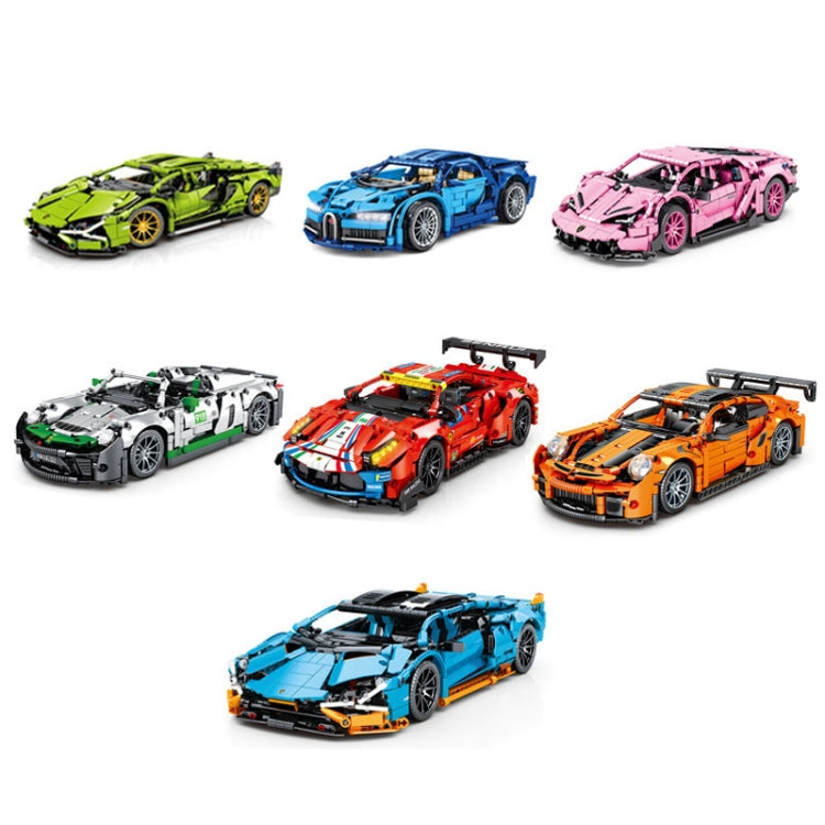 SEMBO 8600 1:14 Sports Racing Car Model Building Blocks Puzzle Assembly Children Toy - Building Blocks by SEMBO | Online Shopping UK | buy2fix