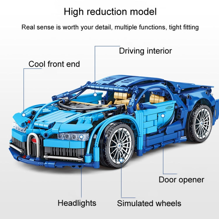 SEMBO 8553 1:14 Sports Racing Car Model Building Blocks Puzzle Assembly Children Toy - Building Blocks by SEMBO | Online Shopping UK | buy2fix