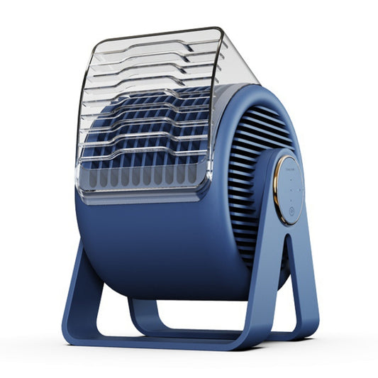 F7 Snail-shaped Desktop Mini Portable Bladeless Air Circulation Fan(Blue) - Electric Fans by buy2fix | Online Shopping UK | buy2fix