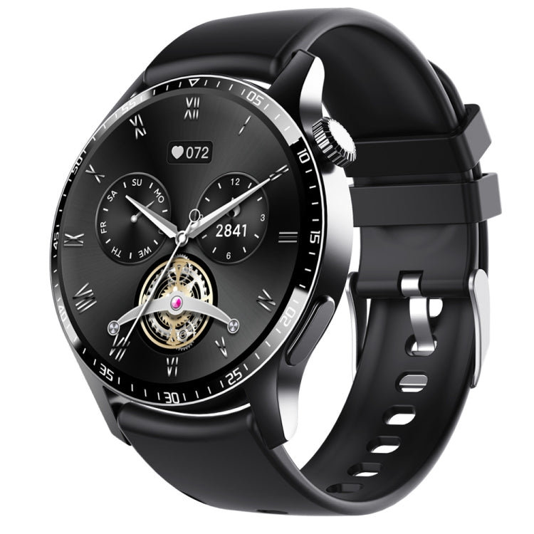 F207 Smart Watch 1.35-Inch Narrow Edge Screen Supports Bluetooth Calls / 24H Health Monitoring / 150+ Sports Modes, Color: Black Silicone - Smart Watches by buy2fix | Online Shopping UK | buy2fix