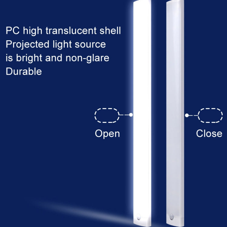 20cm LED Human Sensor Emergency Light USB Tri-color Dimmable Cabinet Lamp - Sensor LED Lights by buy2fix | Online Shopping UK | buy2fix