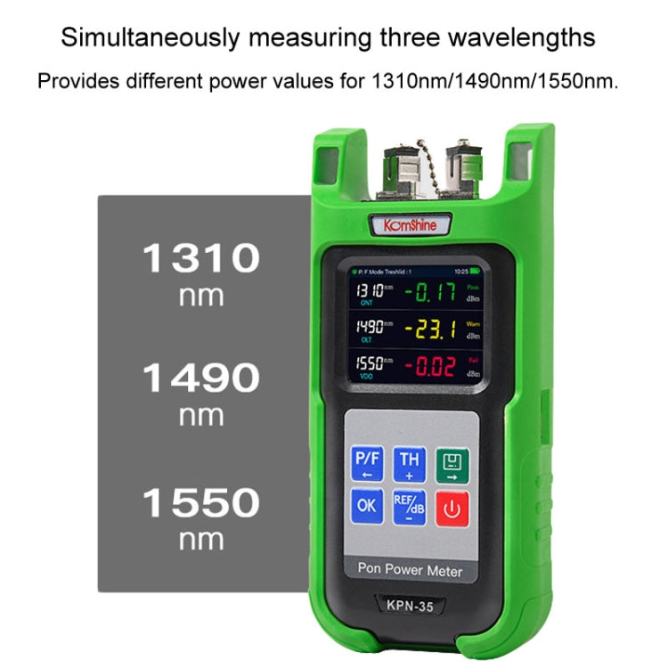 Komshine KPN-35 High Precision PON Optical Power Meter 1310/1490/1550nm Fiber Tester(SC/APC Interface) - Fiber Optic Test Pen by Komshine | Online Shopping UK | buy2fix