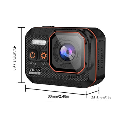 SC002 4K/60FPS IP68 Waterproof WiFi HD Mini Outdoor Sports Diving Camera, Color: Black+128G - Other Camera by buy2fix | Online Shopping UK | buy2fix