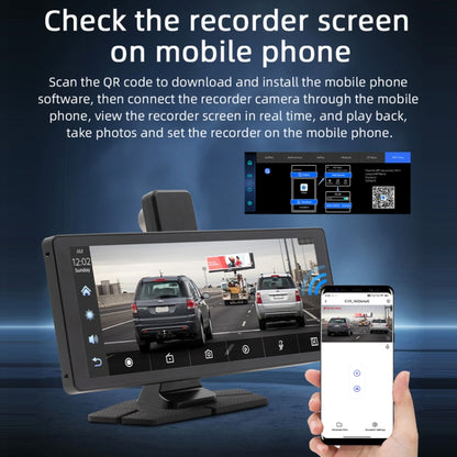 Car Bluetooth Portable DVR Monitor Support Carplay/Android Auto, Specifications: Display - Car MP3 & MP4 & MP5 by buy2fix | Online Shopping UK | buy2fix