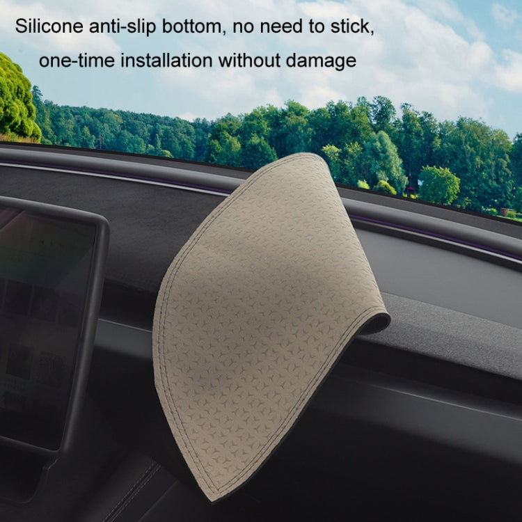 For 2024 Tesla Model 3 Rearwindow Car Suede Light-Proof Pad - Sound & Heat Insulation Cotton by buy2fix | Online Shopping UK | buy2fix