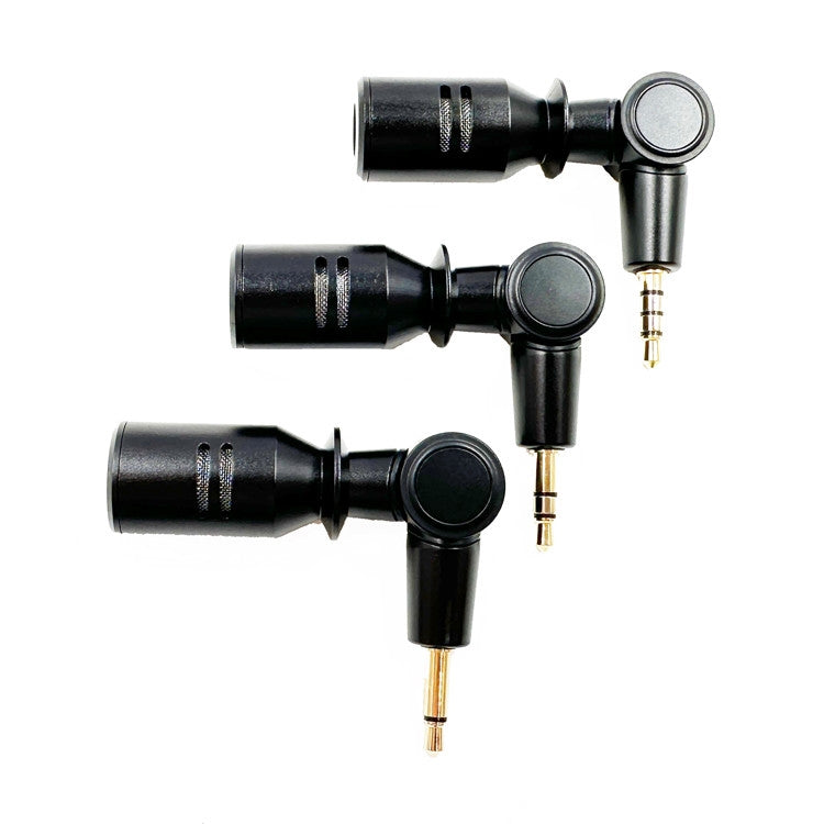 Mobile Phone Live Broadcast Microphone, Style: Pro 3.5 Straight Head 3-section Plug (Sponge Cover) - Microphone by buy2fix | Online Shopping UK | buy2fix