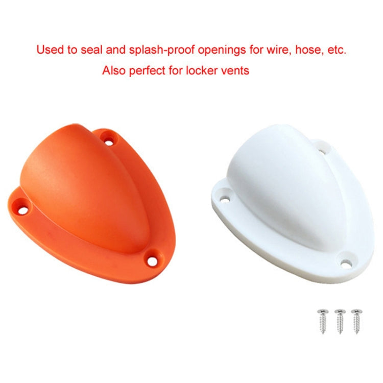 Marine Plastic Air Outlet Vents Water Outlet Cover Caps, Color: Small White - Marine Accessories & Parts by buy2fix | Online Shopping UK | buy2fix