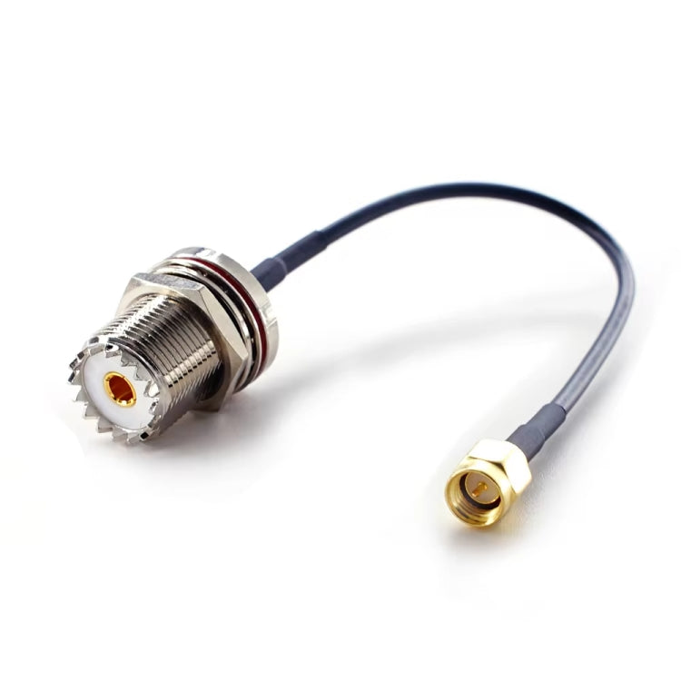 50cm SMA Male To SO239 UHF Female Coaxial RF Cable RG174 Coaxial Connector - Connectors by buy2fix | Online Shopping UK | buy2fix