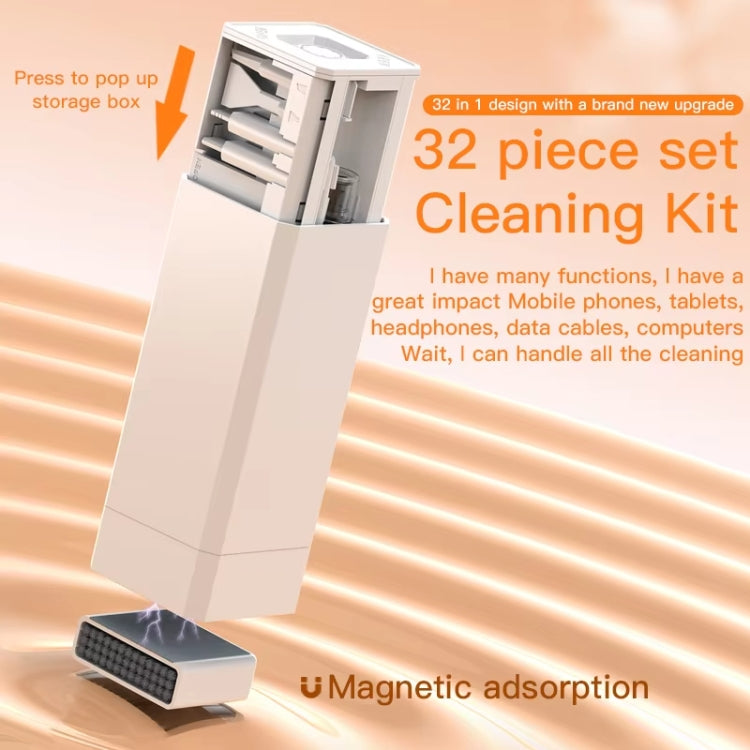 32-in-1 Digital Product Universal Cleaning Kit Can Store SD Card / SIM Card / Game Card - Other Accessories by buy2fix | Online Shopping UK | buy2fix