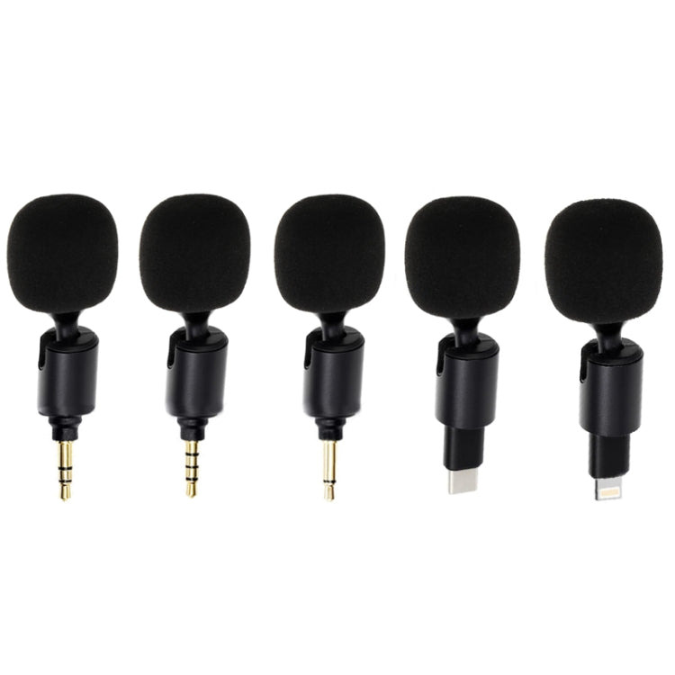 Mobile Phone Live Broadcast Microphone, Style: 8Pin Straight Head (Sponge Cover) - Microphone by buy2fix | Online Shopping UK | buy2fix