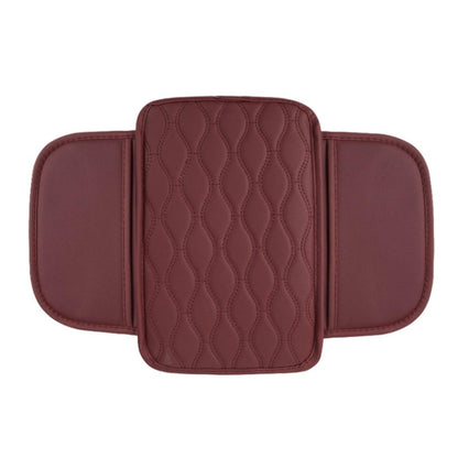 Car Armrest Box Leather Storage Heightening Pad(Red) - Stowing Tidying by buy2fix | Online Shopping UK | buy2fix