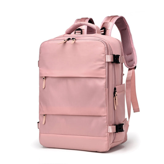 WEIXIER B692 Large Capacity Shoulder Bag Business Travel Computer Backpack(Pink) - Double-shoulder Bags by WEIXIER | Online Shopping UK | buy2fix