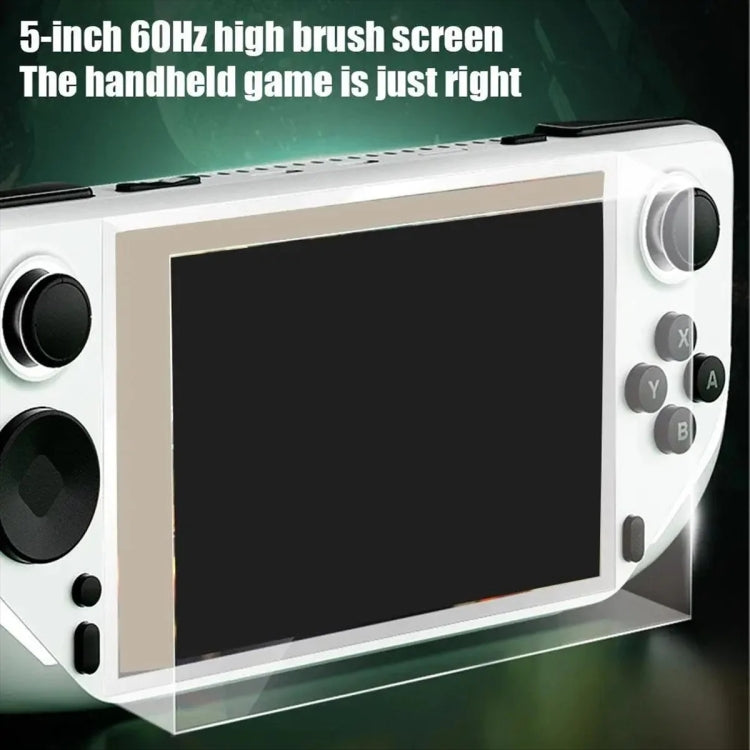 E6 Handheld Game Console 5 Inch IPS Screen Retro Gamebox  With 2 Handles 32GB(White) - Pocket Console by buy2fix | Online Shopping UK | buy2fix