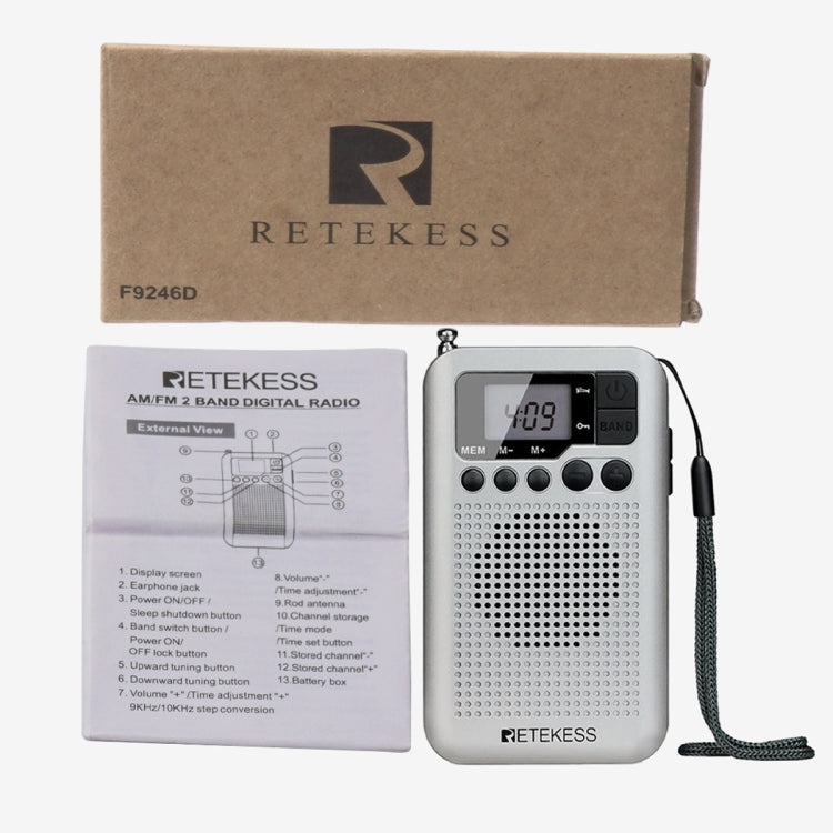 RETEKESS TR106 Portable Radio With Sleep Timer - Radio Player by RETEKESS | Online Shopping UK | buy2fix