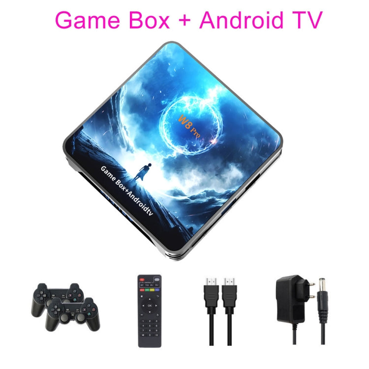 W8PRO 64G Dual System HD Wireless Joystick Retro Gaming Console With 36000+ Games UK Plug - Pocket Console by buy2fix | Online Shopping UK | buy2fix