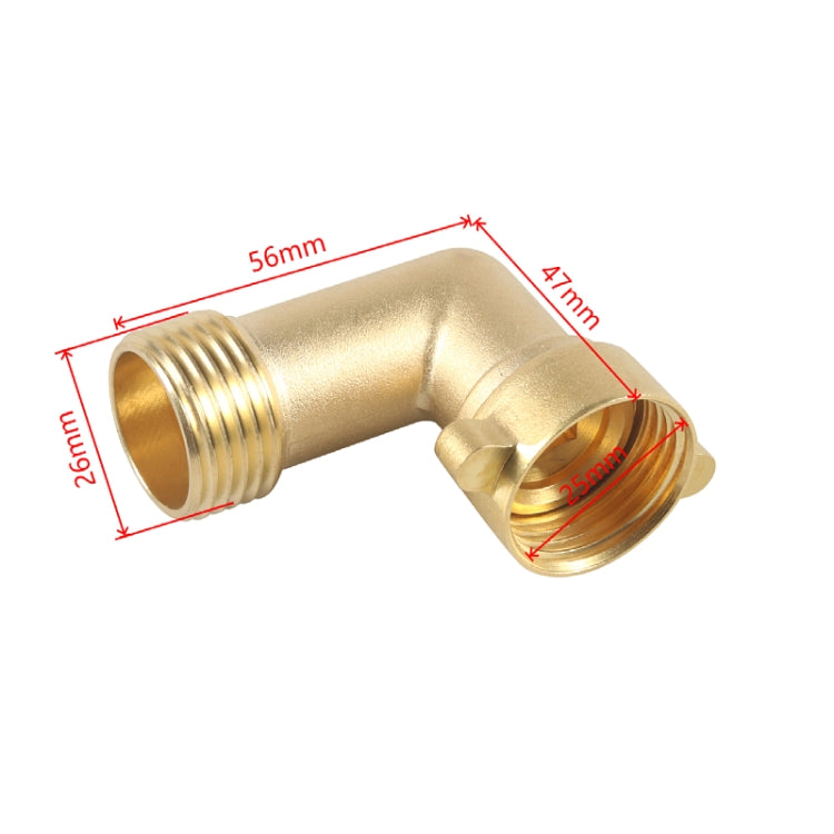 Brass Water Inlet Check Valve For Yacht RV With Adapter(White) - Marine Accessories & Parts by buy2fix | Online Shopping UK | buy2fix