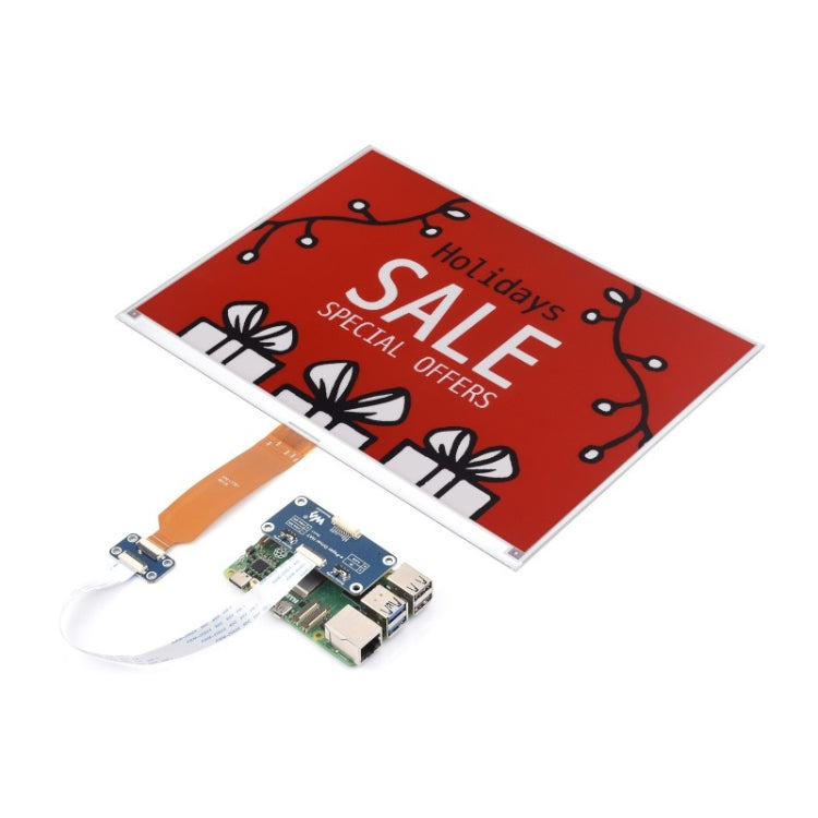 Waveshare 13.3inch 960×680 Pixels SPI Communication E-Ink Display, Spec: Module Version - LCD & LED Display Module by Waveshare | Online Shopping UK | buy2fix