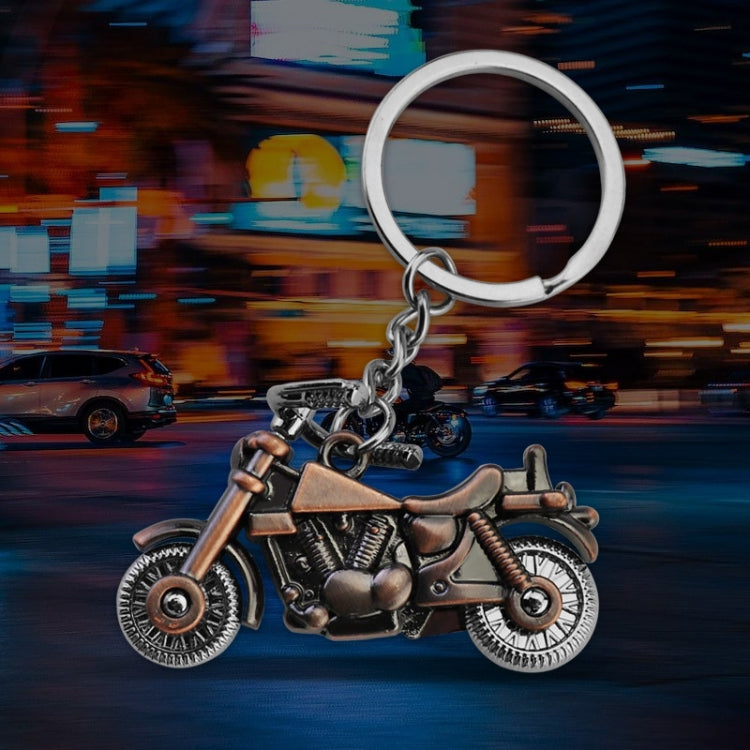 Simulation Cool Motorcycle Keychain Metal Decoration Pendant, Style: X-104 Silver - Key Rings by buy2fix | Online Shopping UK | buy2fix