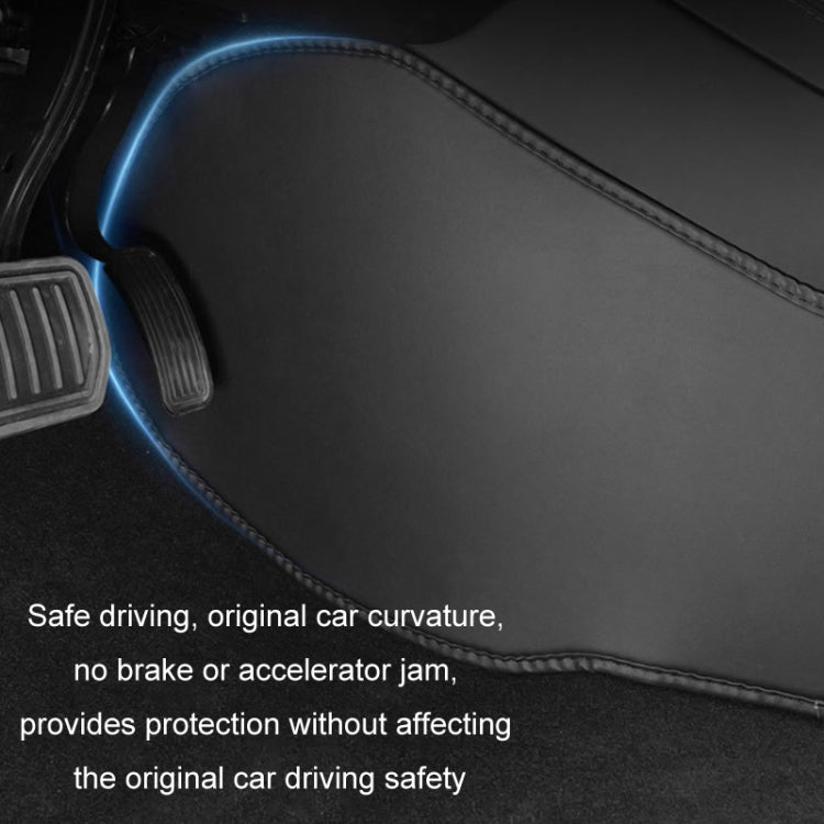 For Tesla Center Console Side Anti-kick Protective Pad, Style: MY Universal Driver Passenger Inner Side Leather - Seat Accessories by buy2fix | Online Shopping UK | buy2fix