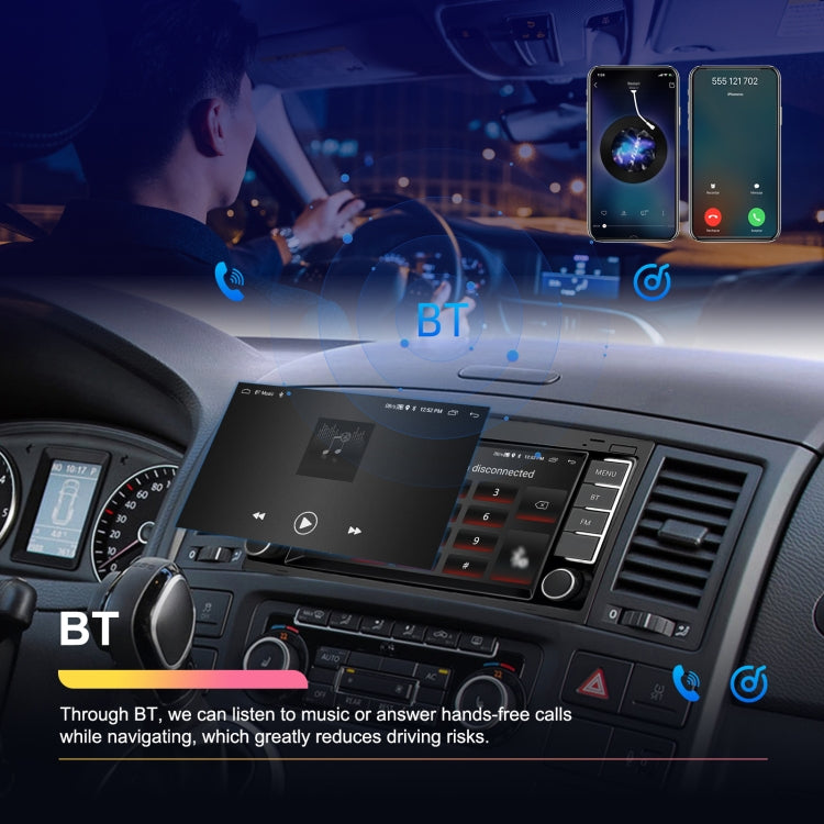 4+64G For Volkswagen Touareg 7-Inch Car WiFi Player Android 13 System Support CarPlay/Android Auto Standard Edition - Car Monitor by buy2fix | Online Shopping UK | buy2fix