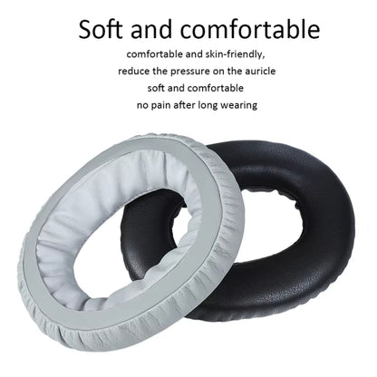 For Xiaomi Headset Easy Edition 2pcs Sponge Cover Earphone Leather Case(Black) - Earmuff & Pad by buy2fix | Online Shopping UK | buy2fix