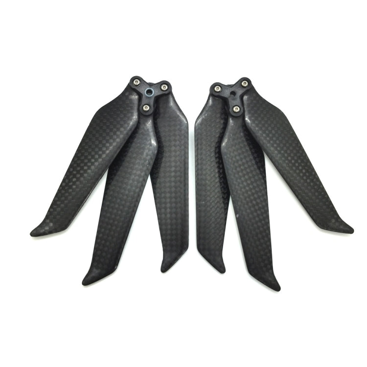 For DJI Mavic 2 Pro / Zoom 8743F Carbon Fiber Three-blade Propeller, Spec: 2pairs - DIY Propeller by buy2fix | Online Shopping UK | buy2fix