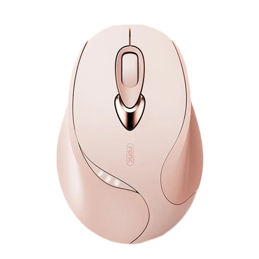 Inphic M8P 2.4G Wireless Mouse USB Mute Charging Girls Office Portable Ergonomic Mouse With Power Display(Milk Tea Color) - Wireless Mice by Inphic | Online Shopping UK | buy2fix