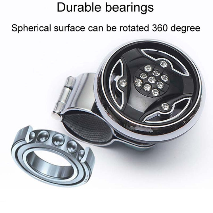 Car Steering Wheel Foldable Ball Bearing Turning Booster, Style: Electroplating - Steering Wheel Accessories by buy2fix | Online Shopping UK | buy2fix