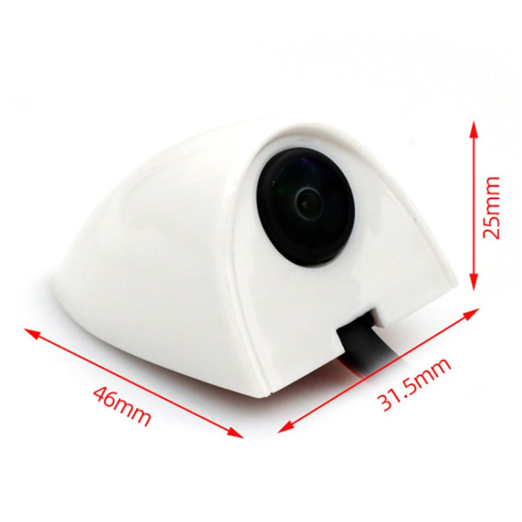 Punch-Free Car Imaging Side View Blind Spot Car Universal Night Vision Camera, Specifications: CVBS White - Rear View Cameras by buy2fix | Online Shopping UK | buy2fix