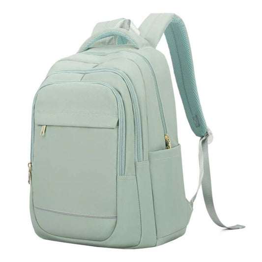 SKV B23874 Large Capacity Water Resistant Double Shoulder Casual Laptop Bag(Matcha Color) - Backpack by SKV | Online Shopping UK | buy2fix