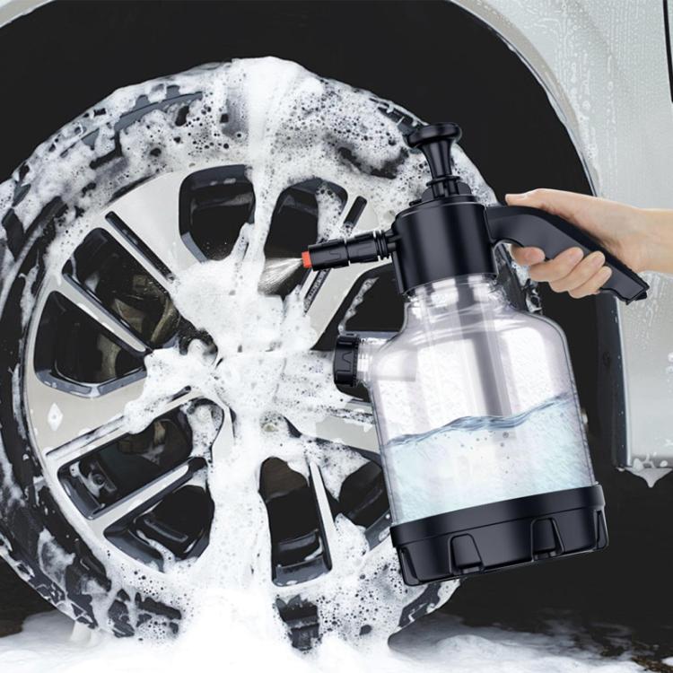 2L Handheld Home Car Wash Foam Sprayer High Pressure Side Opening PA Bottle - Car washing supplies by buy2fix | Online Shopping UK | buy2fix