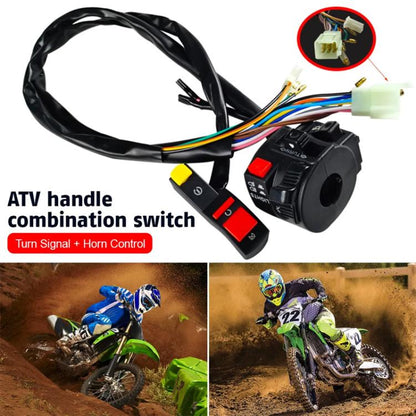 BZKG-ATV Off-Road Motorcycle Modified Accessories Handlebar Combination Switch(Black) - Electrical System by buy2fix | Online Shopping UK | buy2fix