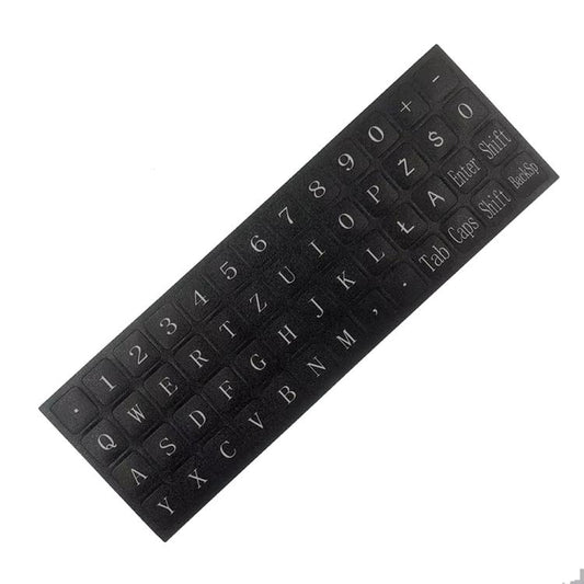 Laptop Keyboard Sticker, Language: Polish - Silicone / Sticker by buy2fix | Online Shopping UK | buy2fix