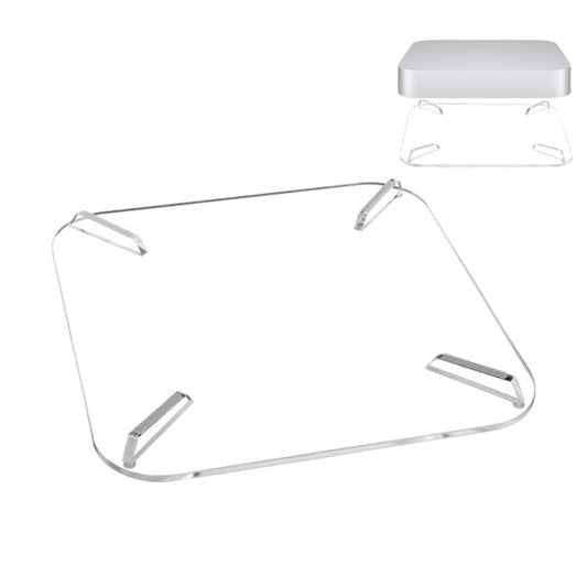 For Mac Mini 2010-2020 / 2023 / 2024 M4 Desktop Support Stand Anti-Slip Acrylic Bracket(Transparent) - MINI PC Accessories & Gadgets by buy2fix | Online Shopping UK | buy2fix