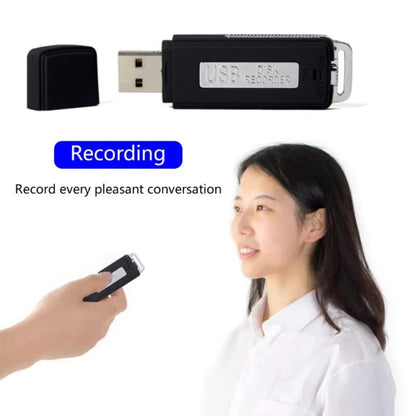 SK868 16GB Rechargeable Portable U-Disk Voice Recorder - U-Disk Recorder by buy2fix | Online Shopping UK | buy2fix