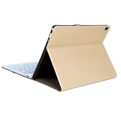 DY-E10 2 in 1 Removable Bluetooth Keyboard + Protective Leather Tablet Case with Holder for Lenovo Tab E10(Gold) - Lenovo Keyboard by buy2fix | Online Shopping UK | buy2fix