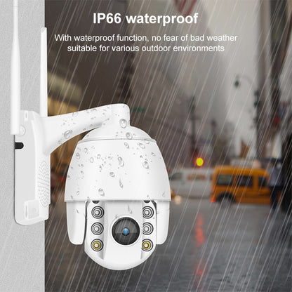 QX2 4G (EU Version) 1080P HD 360 Degrees Panoramic Day and Night Full-color Waterproof Smart Camera, Support Motion Detection / Two-way Voice / TF Card, AU Plug - Security by buy2fix | Online Shopping UK | buy2fix