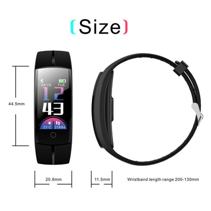 QS100 0.96 inches TFT Color Screen Smart Bracelet IP67 Waterproof, Support Call Reminder /Heart Rate Monitoring /Sleep Monitoring /Sedentary Reminder /Blood Pressure Monitoring (Black) - Smart Wear by buy2fix | Online Shopping UK | buy2fix