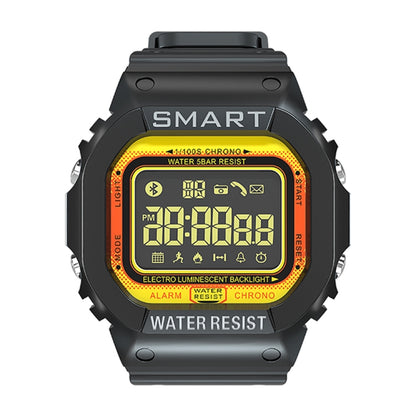 EX16T 1.21 inches LCD Screen Smart Watch 50m Waterproof, Support Pedometer / Call Reminder / Motion Monitoring / Remote Camera(Orange) - Smart Wear by buy2fix | Online Shopping UK | buy2fix